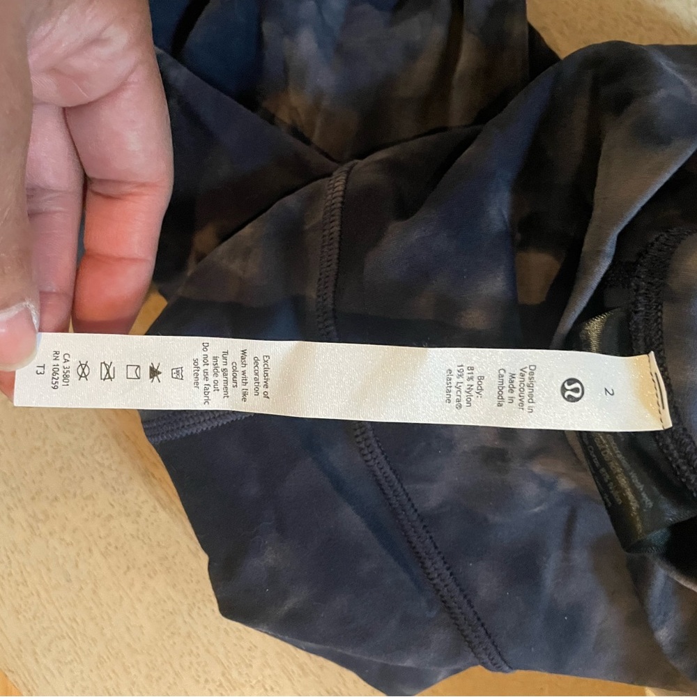 Lululemon tye dye leggings